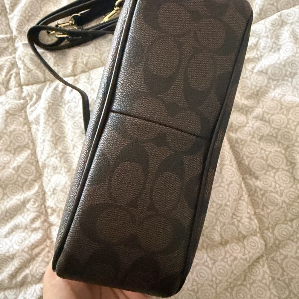 Coach Black and Brown Crossbody Bag - Picture 2 of 4